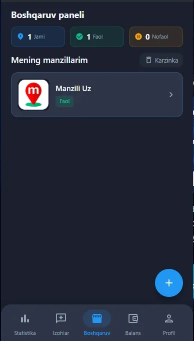 Boshqaruv paneli